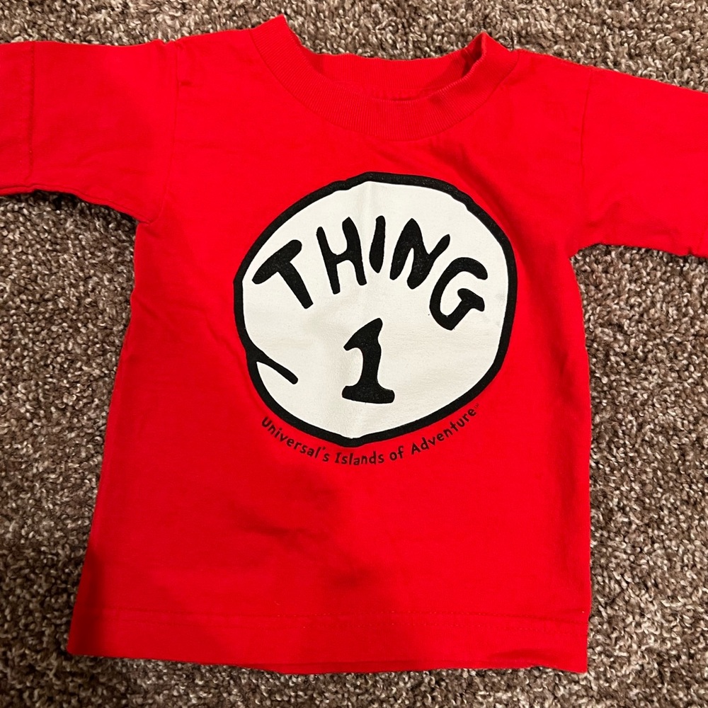 Thing 1 t shirt. Worn once.
